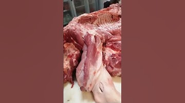 How to Butcher Pork Ribs for Grilling.  #kerofoodies #shorts #porkmeat