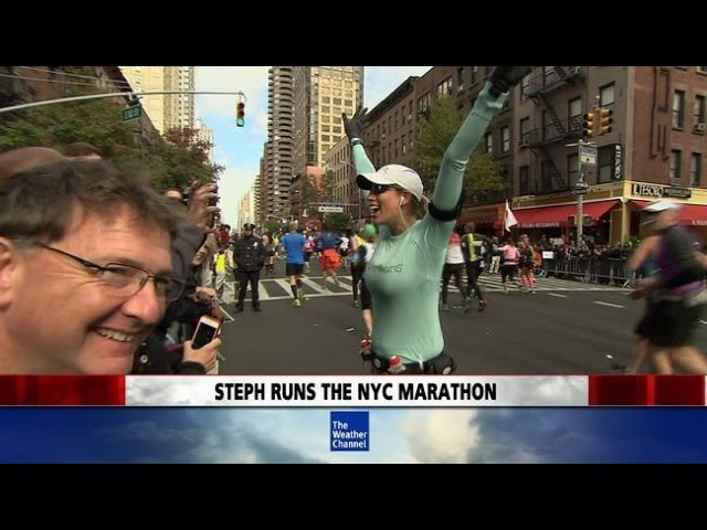 Stephanie Abrams Runs New York City Marathon class=