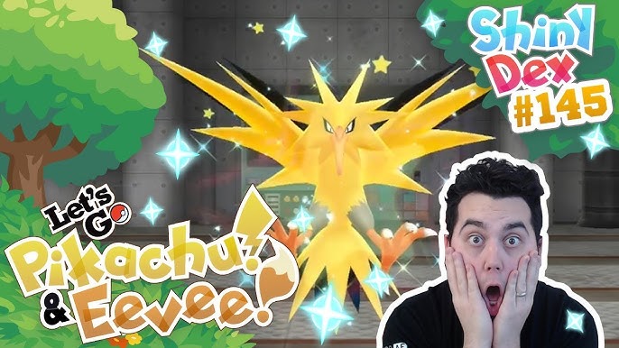 LEGENDARY MOLTRES SHINY HUNTING! Pokemon Let's GO Shiny Living Dex #146 