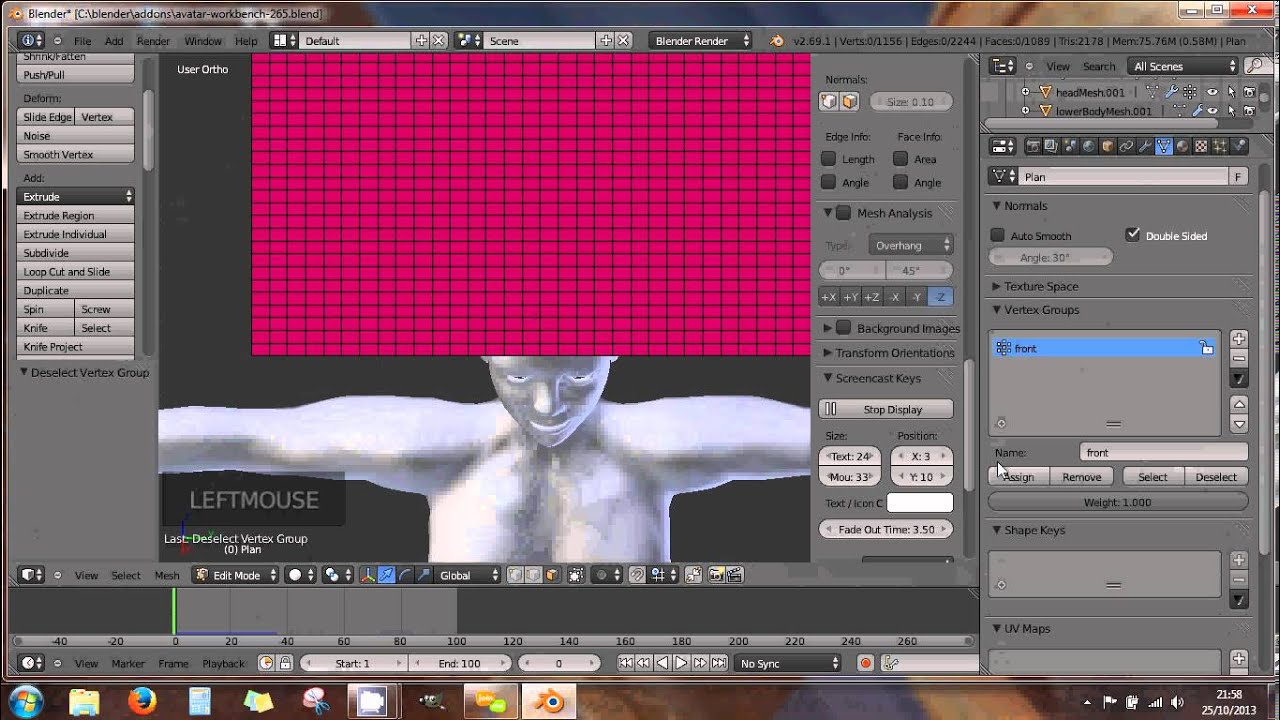Cours N°9 Blender en français par la pratique l'outil "cloth" YouTube