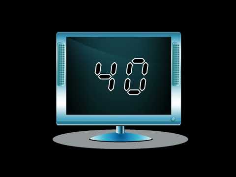 100 seconds Timer LCD-DIGITAL Computers Screen No. 8