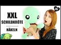 XXL Schildkröte häkeln | Riesen Amigurumi Häkelanleitung - DIY by Pfirsichteufel