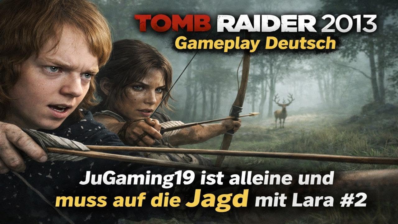 Tomb Raider 2013 Gameplay Deutsch – JuGaming19 ist alleine und muss auf die Jagd mit Lara #2