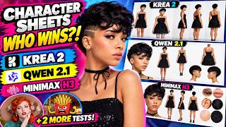 Don't Start Your Character Sheet Design Until You Watch This (Krea 2 vs Qwen 2.1 vs MiniMax H3)