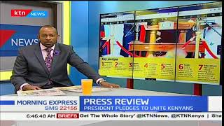 "I'II unite Kenyans, "President Uhuru promises to reach out to all opponents