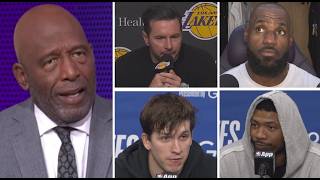 FULL Lakers vs Rockets Game 5 | ANALYSIS &amp; POSTGAME INTERVIEW: J. Worthy, JJ, LeBron, Austin, Smart