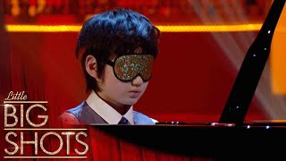 Sensational BLINDFOLDED Performance By 8 Year Old Leo | Little Big Shots