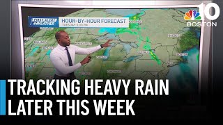 Tracking mid-week rain — and more patchy rain over the weekend