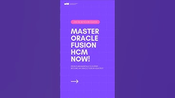 Oracle Fusion HCM Enduser | For more info call us on +917037034447 or visit online.iihr.edu.in