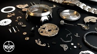 ASMR | The watch puzzle - Seiko Galaxy Dial - NH36 mechanical watch movement assembly