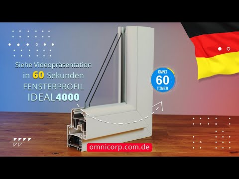 PVC Fensterprofil IDEAL4000 Aluplast - omnicorp.com.de