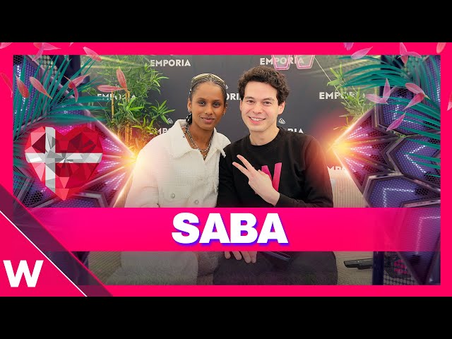 🇩🇰 Saba (Denmark Eurovision 2024) | Emporia Lounge Interview in Malmö