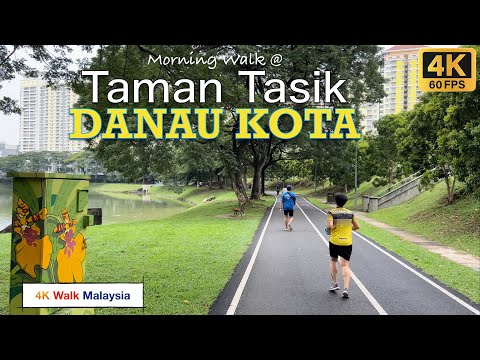 Malaysia 🇲🇾 Taman Tasik Danau Kota 🌳🏃🐟 - October 2023 - 4K 60fps HDR Walking Tour