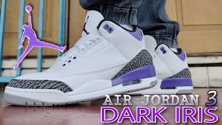 Smaller than before ? Air Jordan 3 Dark Iris unboxing and on feet review