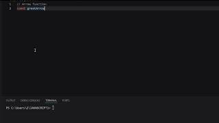 Arrow Function in JavaScript 
