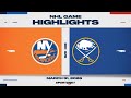 NHL Highlights | Islanders vs. Sabres - March 31, 2026