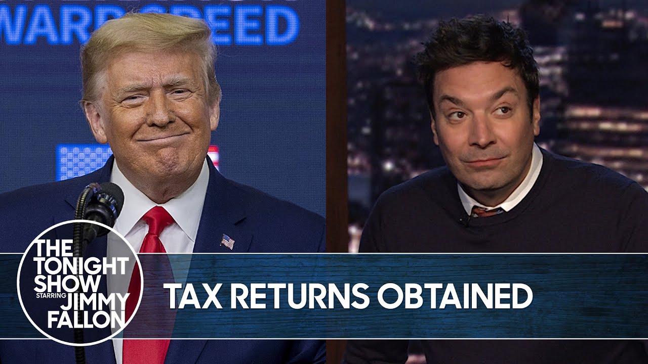 Prosecutors Obtain Millions of Pages of Trump’s Tax Records | The Tonight Show - YouTube