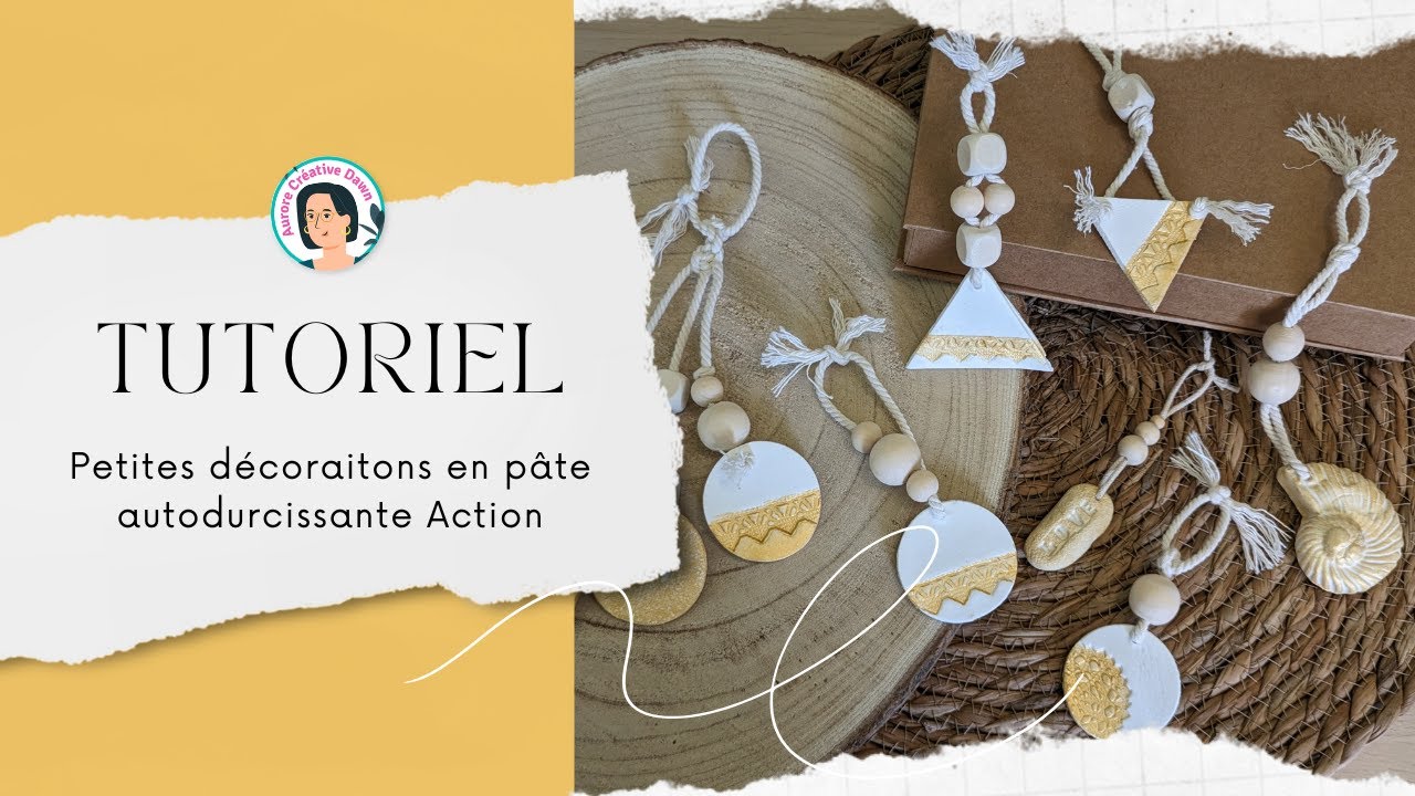 TUTO - PORTES PARFUMS en pâte autodurcissante Action #scrapbooking #homedecor #tutoscrap #diy