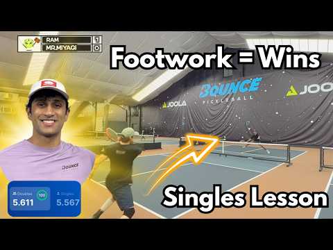 How to Play Singles Pickleball! Footwork Drills & Skills with Selkirk Pro Ram K. (EPIC Giveaway!)
