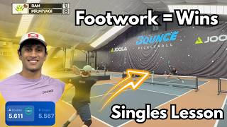 LEVEL UP Your Singles Pickleball! Footwork Drills &amp; Skills with Selkirk Pro Ram K. (EPIC Giveaway!)