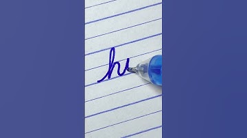 hw - How to write English cursive small letter connections | How to improve cursive handwriting