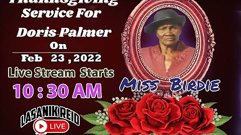 Doris Palmer Thanksgiving Service