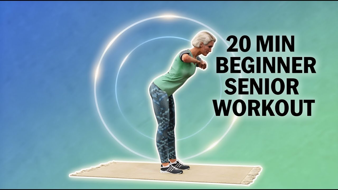 20-минутная тренировка для начинающих и пожилых людей: сила и подвижность в домашних условиях.