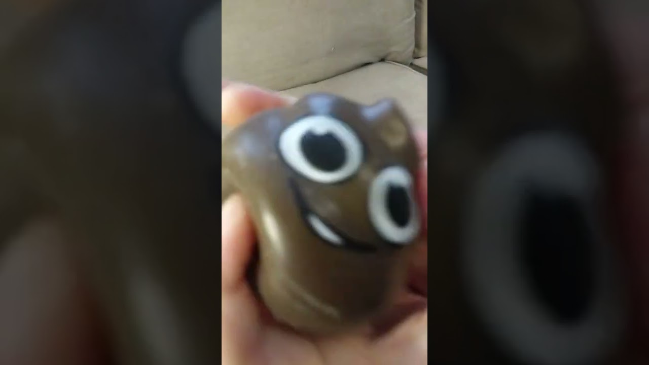 POO DOO SPLAT BALL FUN * DOLLAR TREE HAS IT FOR $1.25 LOL MY GRANDSON SQUISHING IT ASMR 