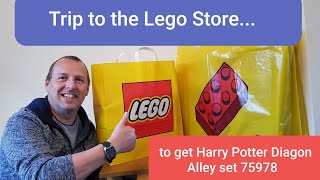 Lego Store Haul - Visit to buy the new Harry Potter Diagon Alley set 75978 + some more free gifts!