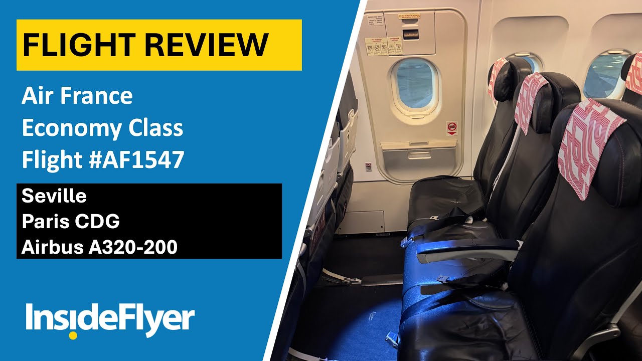 REVIEW | Air France Economy Class | Seville to Paris | Airbus A320 | AF1547 🛫 🇫🇷📍