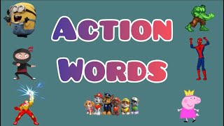 Action words | English vocabulary | Kids video | Learn with Tiger | Tiger & Major