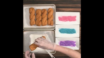 Rich Products Ready to Finish Yeast Raised Donut Twists Handling Video