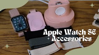 Applewatch SE Starlight Unboxing + Accessories