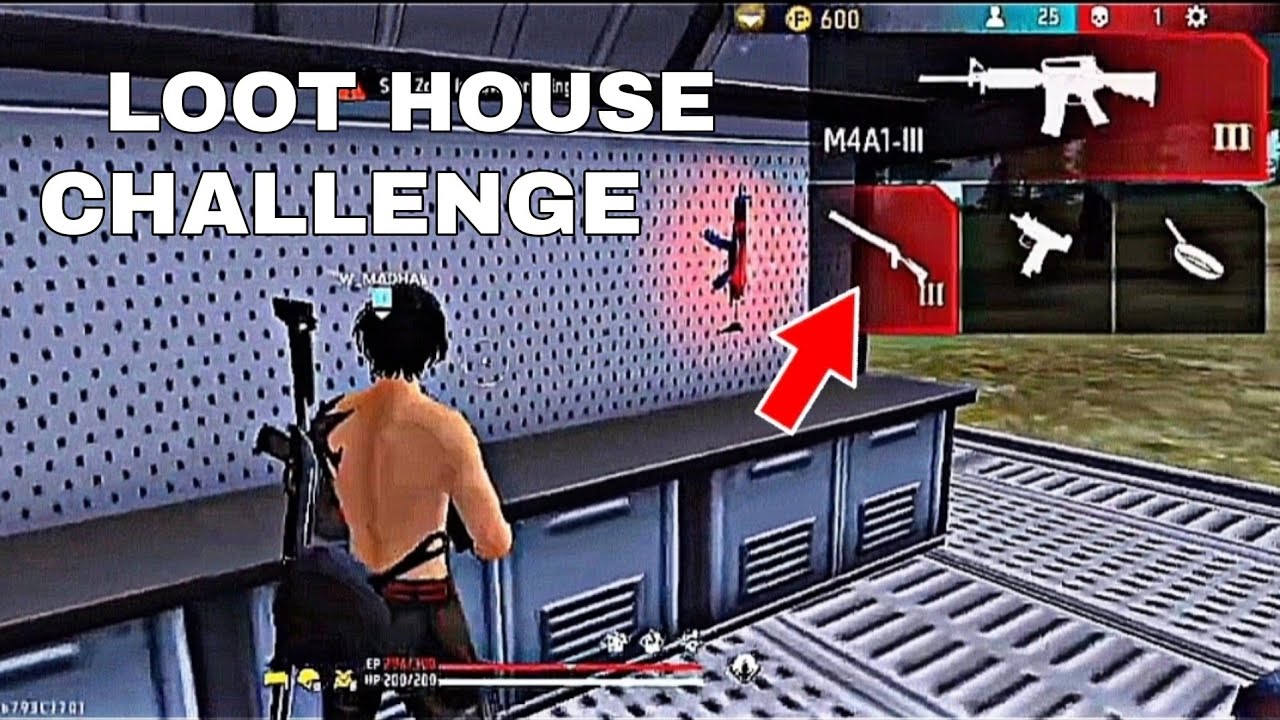 Free Fire LOOT HOUSE Challenge 🔥