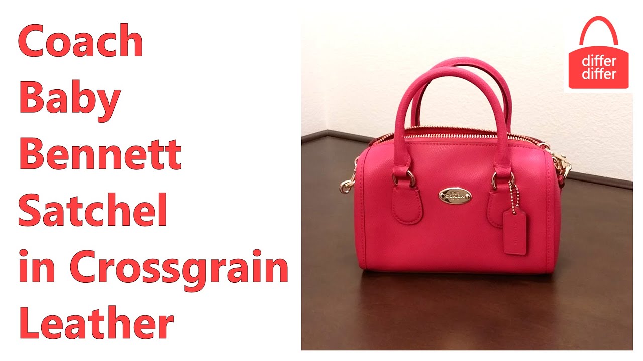 Coach Baby Satchel in Crossgrain Leather 34641 YouTube