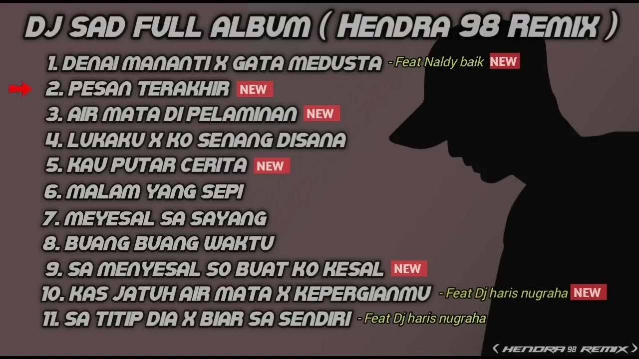 DJ SAD!! 😌FULL ALBUM SLOW REMIX TERBARU 2025 MASYKUR98 Remix feat. Naldi Baik dan dj haris nugraha