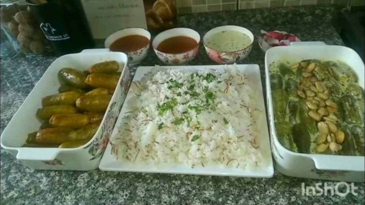 اطيب مخشي  كوسا باللبن مع طبق كوسا بالبندورة  اشي فاخر 💯😋