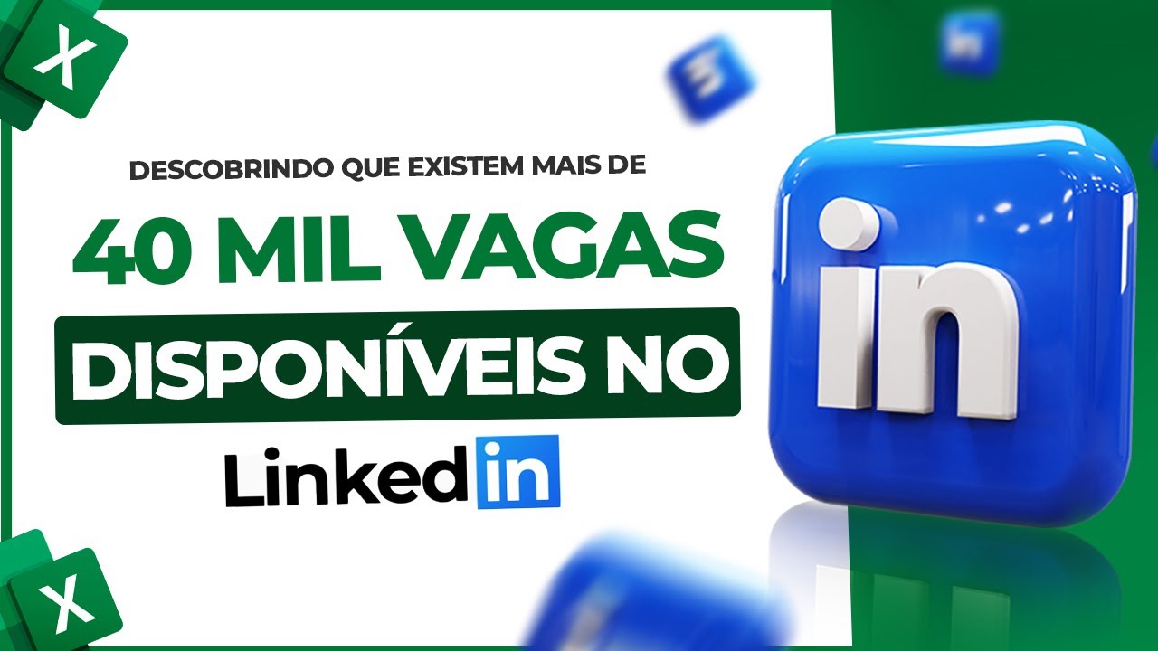 Vagas no LinkedIn que Pedem Excel