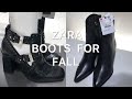 ZARA SHOES / BOOTS FOR FALL / AUTUMN NEW COLLECTION SEPT 2019
