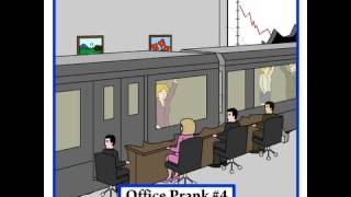 Office Pranks - Relocate Boardroom onto Subway Tracks - Prank #4