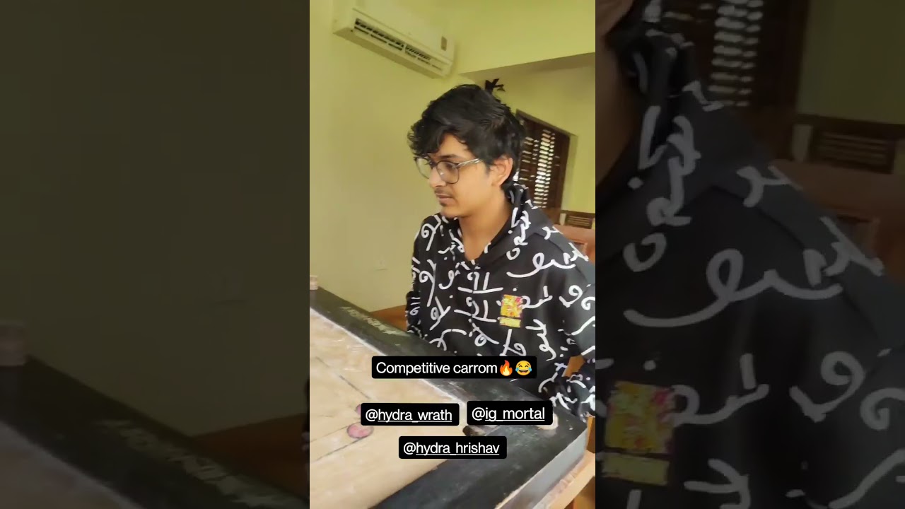 Competitive Carrom Challenge Mortal V/s Hydra Hrishav v/s Hydra Wrath || Bgmi Creator Meetup Jaipur