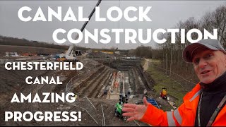 Chesterfield Canal Keith Ayling Lock #construction 