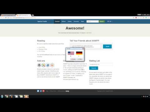 Xampp Installation in Windows 7 | TutorialsBee