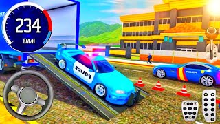 US Police Car Transport Cargo Plane Simulator - Police Cars & Transport Truck : Android Gameplay screenshot 3