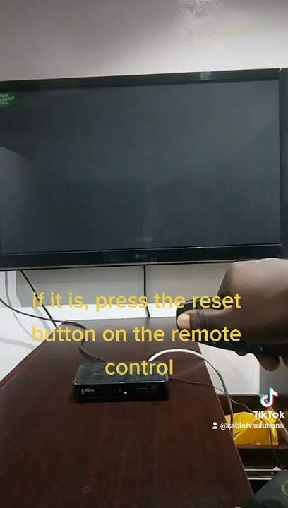 Download lagu turned your gotv decoder and found out that it's not coming up on the screen