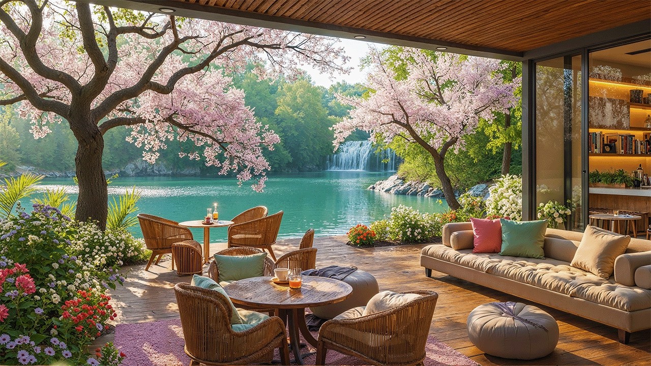 Relaxing Jazz in Corner Coffee Shop For Happy Morning | Great Jazz Music For Calm, Focus & Relax