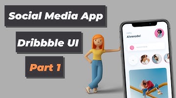 Dunk #2  Social Media App Dribbble to Android Studio Part-1 🏀➡📱