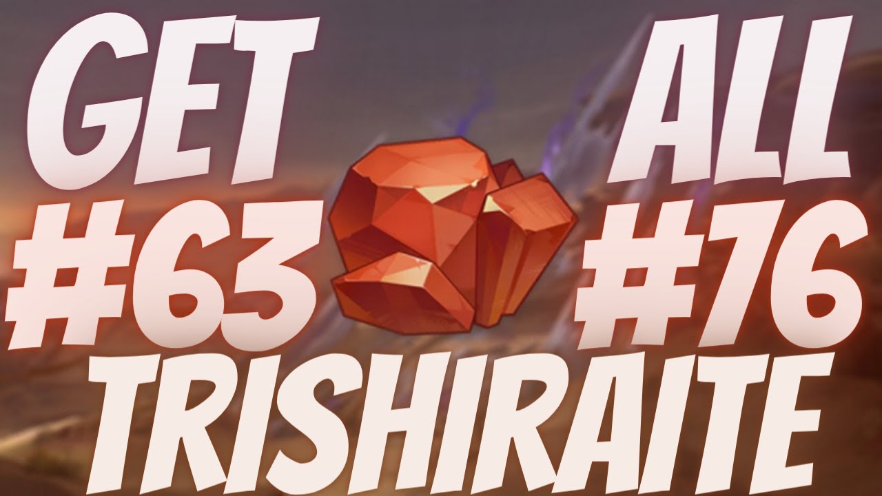 How Get All #63 ~ #76 Trishiraite Locations - Farming Route : Genshin Impact