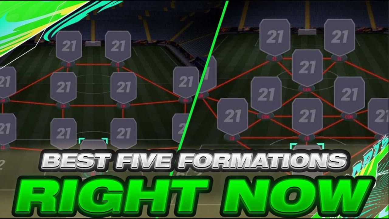 TOP 5 FORMATIONS YOU SHOULD BE USING IN FIFA 21 RIGHT NOW! BEST WEEKEND