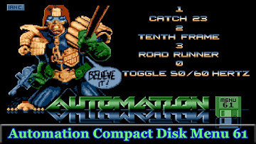 Atari ST E Automation Compact Disk Games  Menu 61